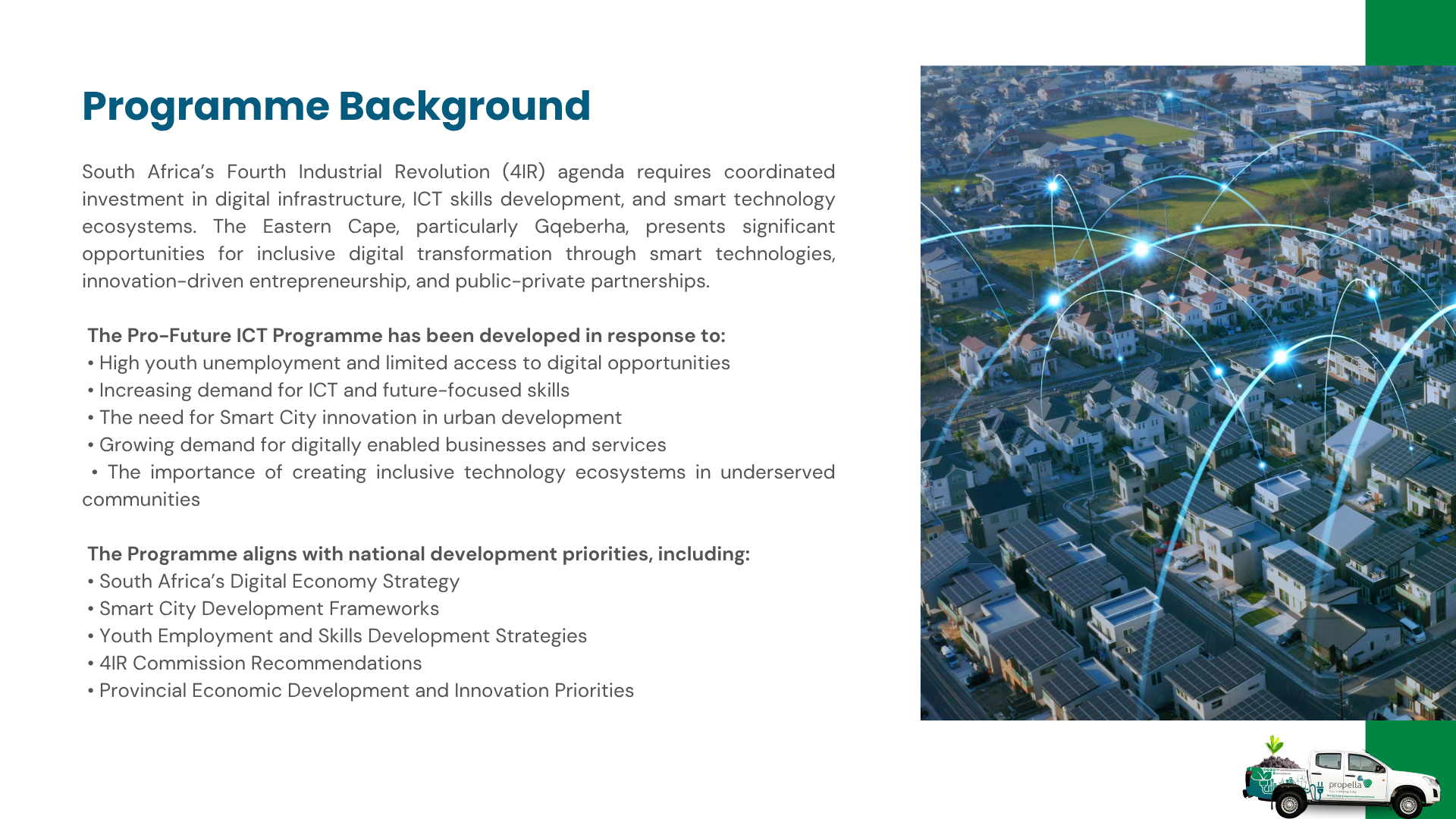 ProFuture ICT Programme slide 3
